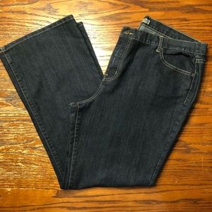 Fashion Bug Plus Size Dark Wash Jeans Midrise